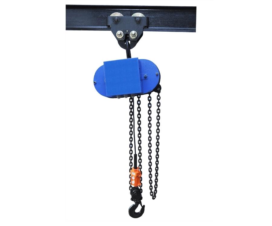 CHAIN HOIST WITH MANUAL TROLLEY