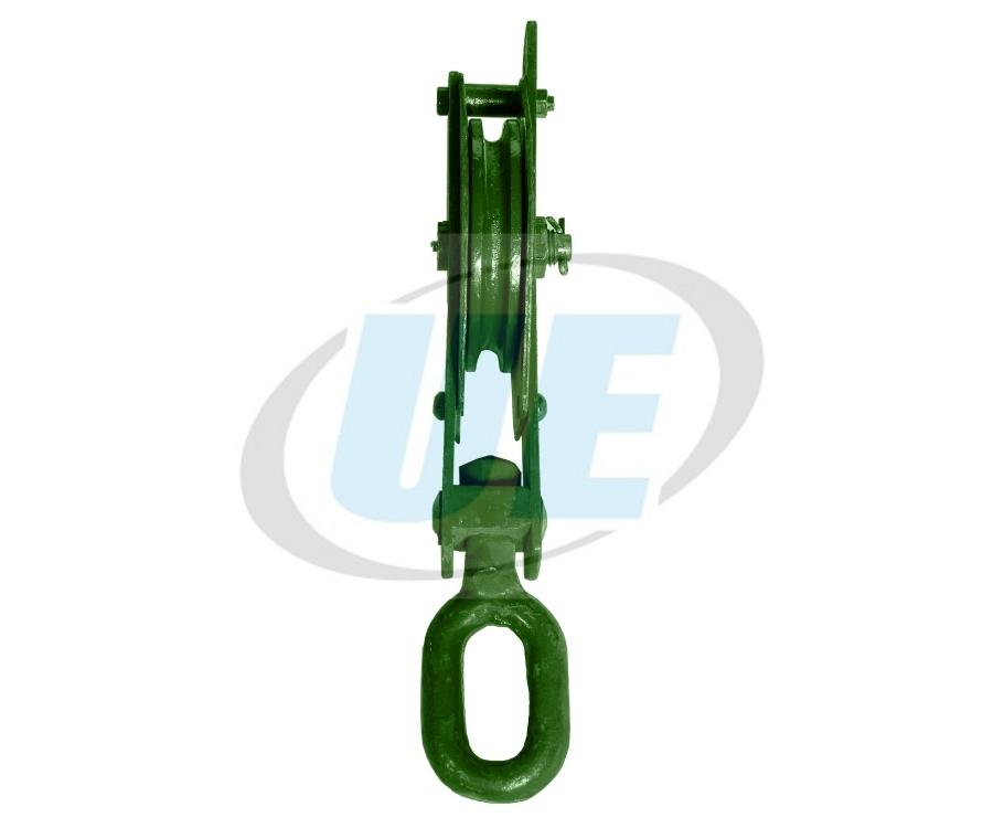 WIRE ROPE PULLEY BLOCK SINGLE SHEAVE